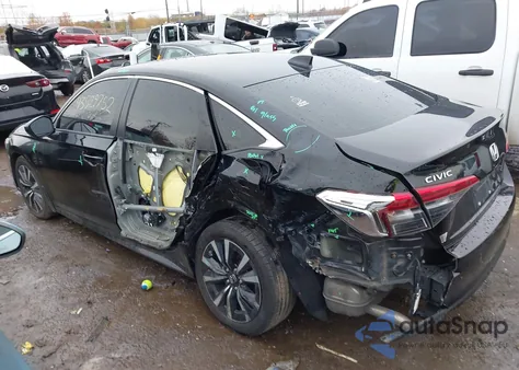 2023 Honda Civic Ex/Ex W/O Bsi z USA, uszkodzony, nr VIN 2HGFE1F74PH301478